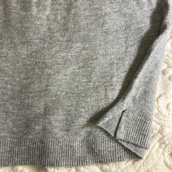 Lety & Me Gray argyle Patterned Women's knit Sweater XL - Picture 3 of 10